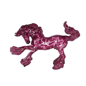 Breyer 2025 TSC Stablemate Chase Gypsy Vanner Glossy Dapple Pink Series 7